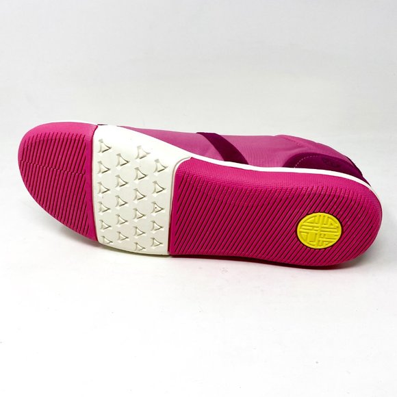 Plae Prospect Electric Fuchsia Pink Mens Suede Casual Sneakers 553010 639 - Picture 5 of 5